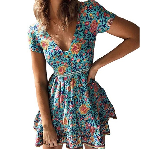 S. the Widow Dresses & Skirts - ELISA Floral Mini Dress